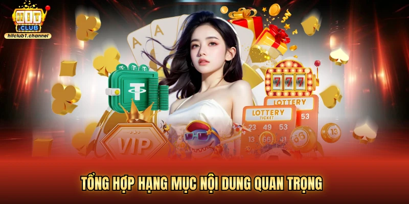 Tổng hợp hạng mục nội dung quan trọng